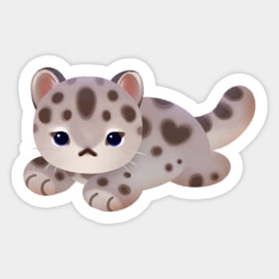 Snow leopard Sticker